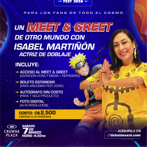 ANICOSMO FEST 2026 - MEET AND GREET ISABEL MARTIÑÓN