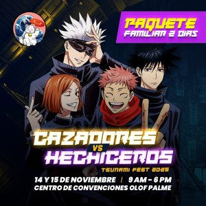 TSUNAMI FEST - PAQUETE FAMILIAR (4) 2 DÍAS