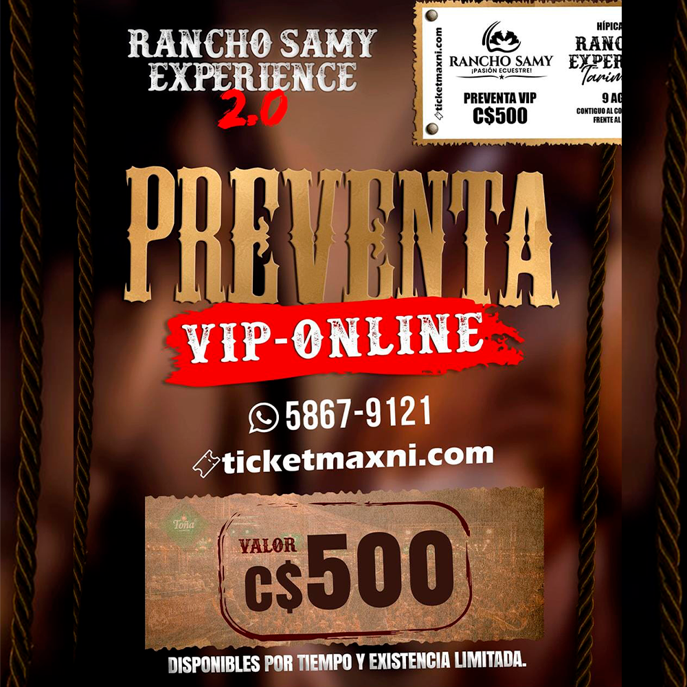 RANCHO SAMY EXPERIENCE 2.0 VIP